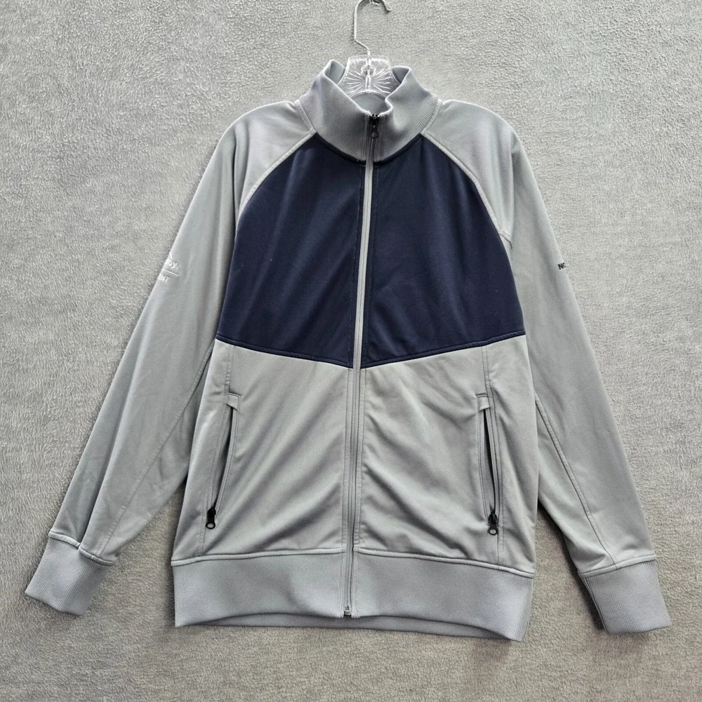 The North Face‎ Men Jacket Medium Blue Colorblock Pockets Full Zip Mock Neck